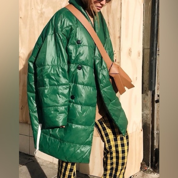 Baum und Pferdgarten Green Oversized Siri Coat, XS, Puffer - Picture 3 of 13